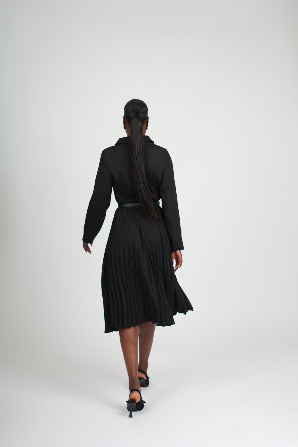 ROBE BLAZER PLISSÉE